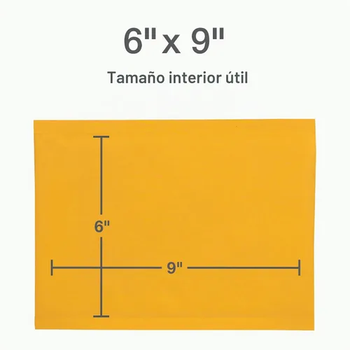 Vista 5 de Quality Park - Sobres acolchados de burbujas de 6 x 9 pulgadas, sobres de papel kraft, sobres de envío marrones duraderos con cierre autoadhesivo