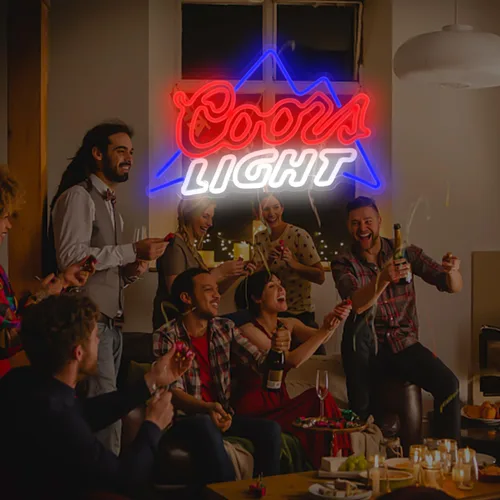 Vista 6 de Letreros de Neón de Cerveza para Pared Regulables Letrero Luminoso de Neón Letreros de Luces LED de Cerveza para Cueva del Hombre Pub Fiesta Letrero