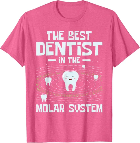 Vista 25 de El mejor dentista - Molar Teeth Dental Odontología DDS Camiseta Negro