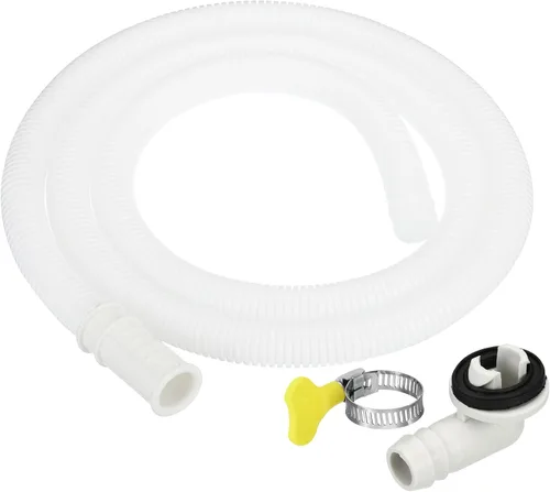 Vista 7 de PATIKIL Kit de drenaje de aire acondicionado de 3.3 pies, conector de drenaje universal, manguera de drenaje de CA con abrazadera para grifo