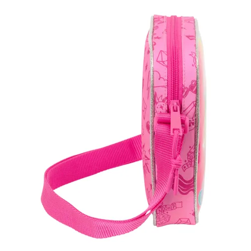 Vista 3 de Bolso Bandolera Rainbow High Shine Multicolor 16 x 18 x 4 cm