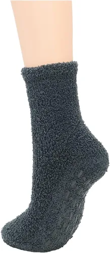 Vista 7 de Century Star Antideslizante Atlético de Felpa agarre de pantufla Calcetines Mujeres Yoga Pilates Suave Caliente Acogedor Calcetines