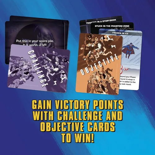 Vista 6 de Cryptozoic Entertainment Juego de cartas Challenge of The Superfriends, multicolor