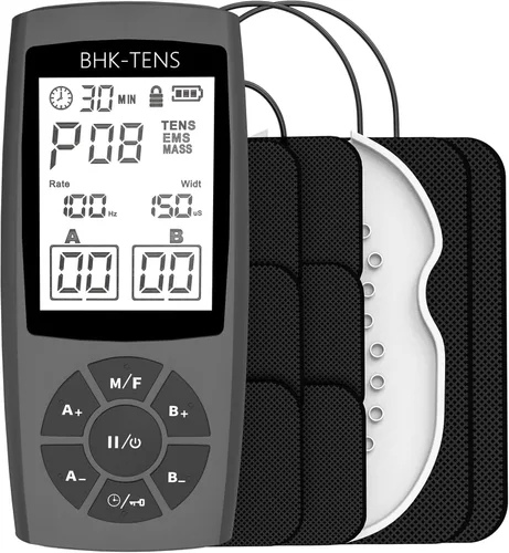 Vista 13 de Estimulador Muscular EMS para Terapia de Alivio del Dolor, Máquina de Unidad Electrónica EMS TENS para Alivio del Dolor de Hombro, Masajador TENS