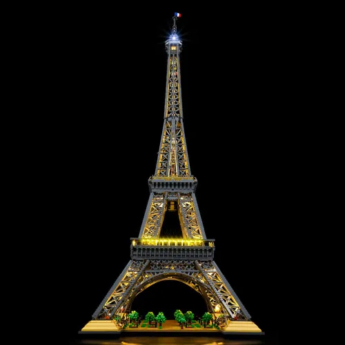 Vista 3 de T-Club Kit de luz LED para (10307 Eiffel-Tower), kit de iluminación compatible con Lego 10307