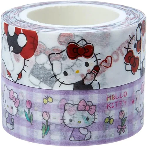 Vista 2 de SANRIO Sanrio 549924 Cinta de papel Hello Kitty, juego de 2