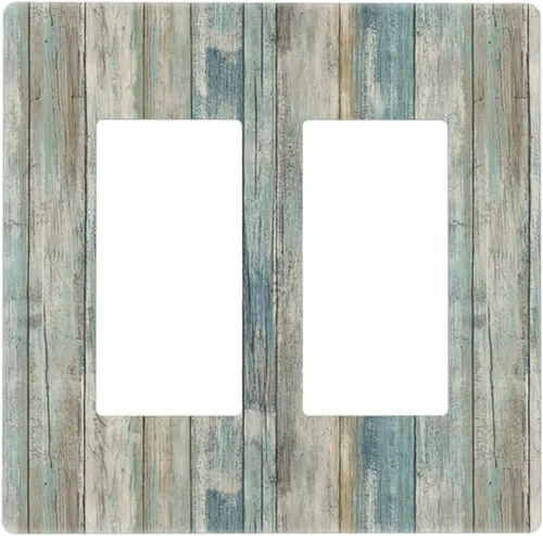 Vista 133 de Placa de Pared en Blanco de 1-Gang Sin Dispositivo Beige Lindo Vintage Boho de los 70s Hongo Fungus Planta Floral Botánica Libélula Interruptor