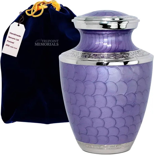 Vista 16 de Trupoint Memorials Urna Extra Grande para Cenizas de Adultos Hombres o Mujeres de Hasta 300 Libras – Urnas de Cremación para Cenizas Humanas, Urnas