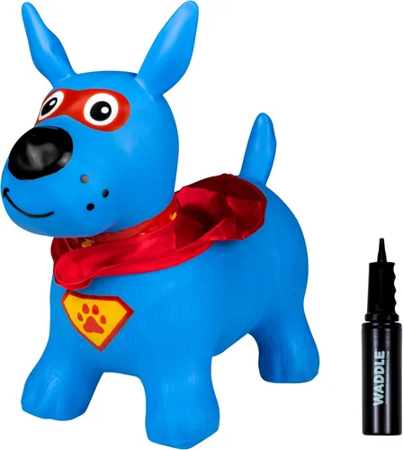 Vista 10 de Waddle Bouncy Hopper Patinete Juguete Inflable de Salto, Para Interiores y Exteriores para Niños Pequeños y Niños, Niños y Niñas de 2 Años
