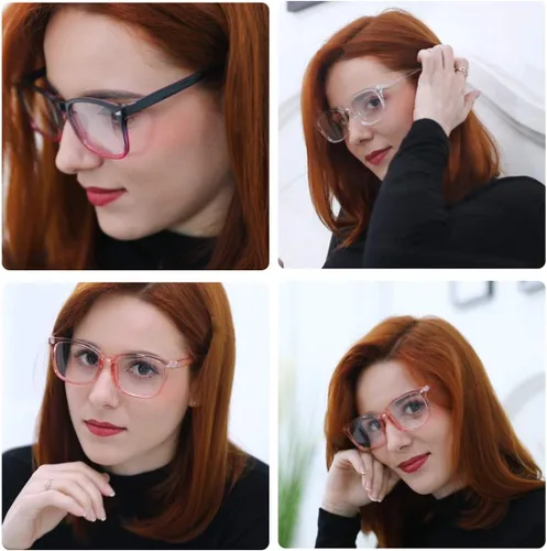 Vista 6 de Agstum Gafas de bloqueo de luz azul Gafas de juego antifatiga Gafas de computadora