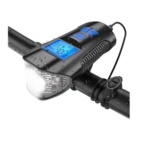 Vista 3 de Luz Bicicleta Usb De Carga/batería Luz Delantera XA -585