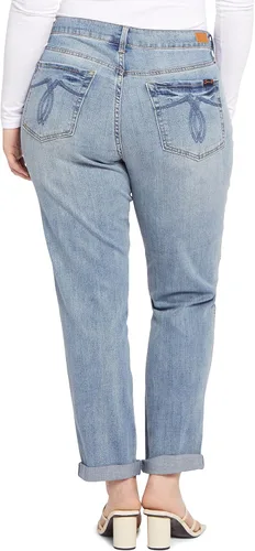 Vista 2 de Seven7 Jeans estilo boyfriend de talle alto para mujer