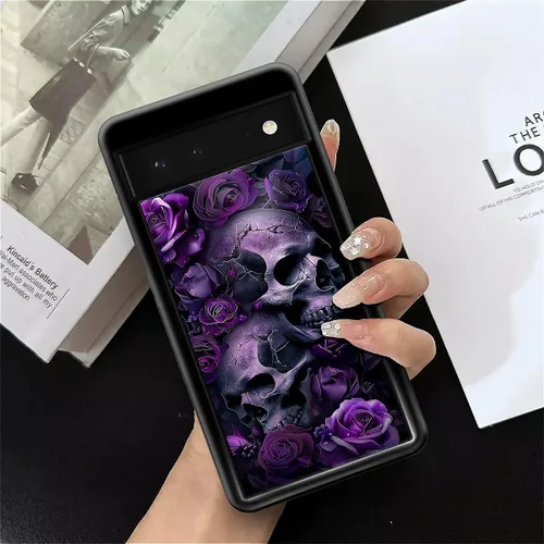 Vista 756 de Compatible con Google Pixel 4A 5G Mobile Case Creative Acrylic Panel trasero Silicona Protección Grip especialmente diseñado para Google Pixel 4A 5G