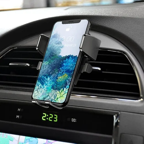 Vista 7 de Soporte de teléfono para coche, giratorio de 360° para parabrisas y salpicadero, ventilación de aire, universal para todos los teléfonos celulares