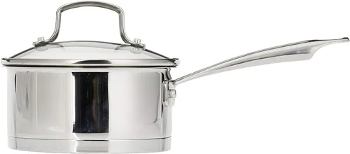 Vista 2 de Cuisinart Cacerola profesional de acero inoxidable con tapa, 1.5 cuartos, acero inoxidable, 8919-16