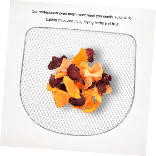 Vista 9 de Elegante bandeja de red para horno Cesta de freidora de aire para bandeja de malla de horno, cesta de malla para freír
