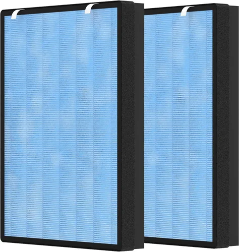 Vista 9 de HSP002 Filtro de repuesto compatible con purificador de aire inteligente HSP002 2.0 Filtración 4 en 1 de filtro principal y carbón activado, 1