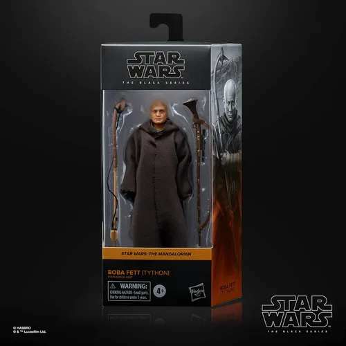 Vista 6 de STAR WARS The Black Series Boba Fett (Tython) Figura coleccionable de The Mandalorian de 6 pulgadas, juguetes para niños a partir de 4 años