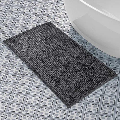 Vista 27 de Laura Ashley - Juego de 2 tapetes de baño de chenilla suave, 20 x 34 pulgadas, color azul