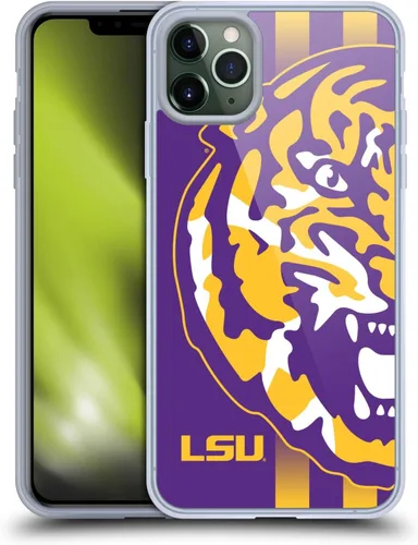 Vista 141 de Head Case Designs Funda de gel suave con licencia oficial de la Universidad Estatal de Louisiana LSU Camou compatible con Apple iPhone 7 Plus/iPhone