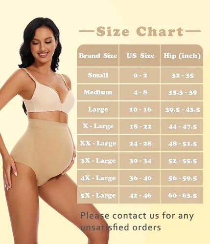 Vista 6 de Fajas de maternidad sin costuras, bragas con soporte para el vientre para vestidos y pantalones, ropa interior de embarazo de cintura alta, S-XXXL
