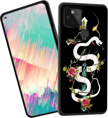 Vista 22 de for Google Pixel 4 XL Case,Slim Shockproof TPU Soft Rubber Silicone Cover Phone Case for Google Pixel 4 XL,Blue Skull Headphone