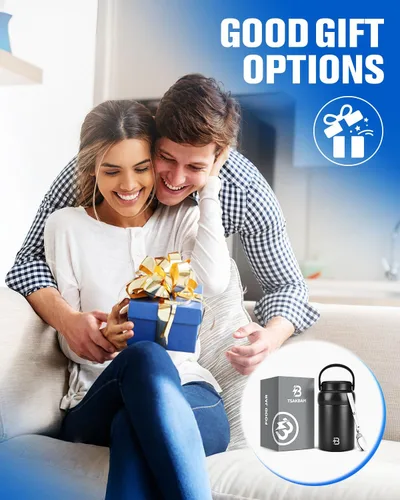 Vista 9 de Tarro térmico para alimentos, recipientes de almuerzo aislados al vacío de acero inoxidable de 20 onzas con cuchara, termo de boca ancha