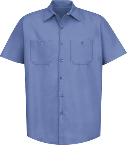 Vista 3 de Red Kap Men's Industrial Work Shirt Turquesa Oscuro