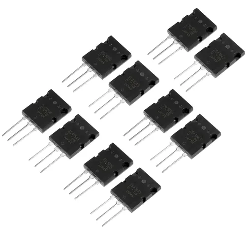 Vista 4 de Kit de transistor O, enchufe de transistor amplificador 2Sc5200, 5 pares de alta potencia 2SA1943, 2SC5200, transistores de uso general