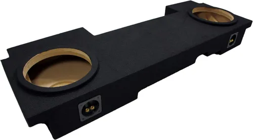 Vista 8 de American Sound Connection ASC GM2X10-AV-ECL-US Compatible con Chevy Silverado HD Crew Truck 2002-2013 Custom Dual 10 Sub Box, Alpine S-W10D2 Tipo S
