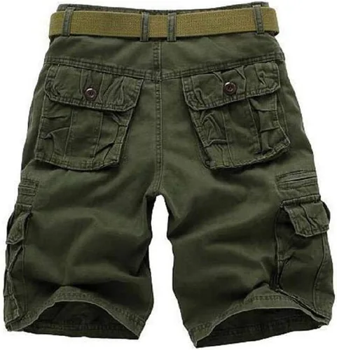 Vista 2 de Alalaso Mens Cargo Shorts Relaxed-Fit Ripstop Lightweight Pants Hiking Outdoor Work Short Trousers with Multi-Pocket