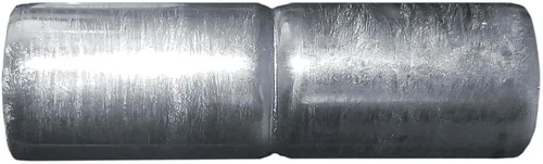 Vista 4 de Valla de enlace de cadena Top Rail Manguito: 1-3/8" X 6" ~ Tubo de hardware de valla de enlace de cadena. Paquete de 2 Galvanizado