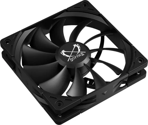 Vista 2 de Scythe Kaze Flex II 120 PWN - 1200 RPM, 1200 RPM, 4.724 in x 0.984 in, flujo de aire optimizado y silencioso ventilador de carcasa de computadora