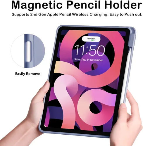 Vista 4 de Funda para iPad Pro de 11 pulgadas de 4ª/3ª/2ª/2ª generación 2022/2021/2020 con soporte para lápices