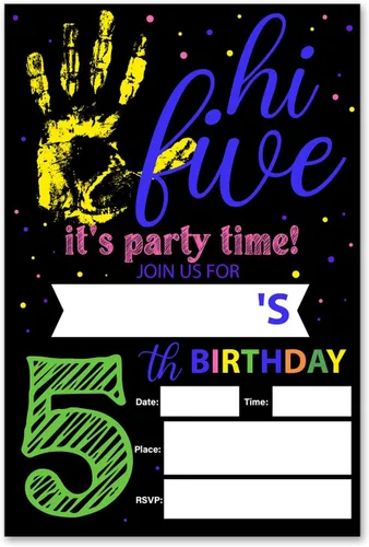 Vista 6 de VAHATAN Invitaciones de fiesta de cumpleaños de fútbol para niños, tarjetas de invitaciones de cumpleaños de fútbol, 20 paquetes, vamos a preparar
