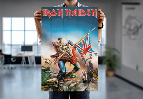 Vista 7 de POSTER STOP ONLINE Iron Maiden - Póster musical (trooper) (tamaño: 24 x 36 pulgadas) (póster laminado)