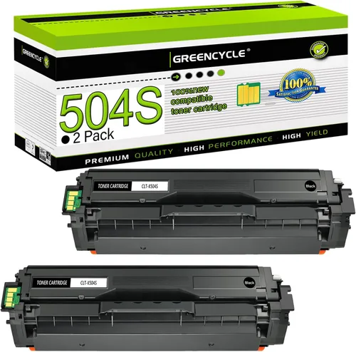 Vista 14 de GREENCYCLE 504S CLT-504S - Juego de 4 cartuchos de tóner K/C/M/Y compatibles con Samsung CLT-504S CLT504S CLT-K504S para Xpress C1860FW C1810W Cian