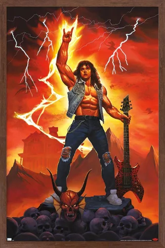 Vista 16 de Trends International Netflix Stranger Things: Season 4 - Póster de roca en la pared, 14.725 x 22.375 pulgadas, versión enmarcada de madera
