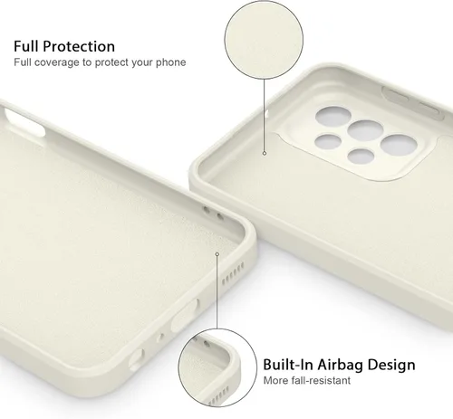 Vista 5 de AK Funda para Samsung Galaxy A23 4G 5G, elegante funda protectora delgada de silicona líquida de cuerpo completo para Samsung Galaxy A23 4G 5G Funda