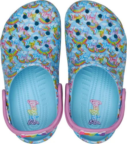 Vista 4 de Crocs Zuecos clásicos unisex para adultos Lisa Frank