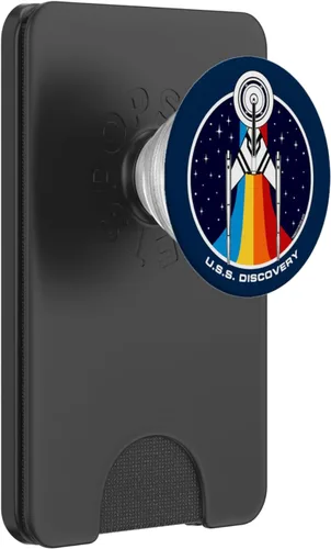 Vista 7 de star trek Retro prisma popsockets soporte para Smartphones y Tablets