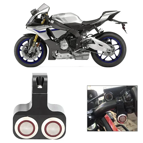 Vista 7 de Interruptores de manillar,Interruptores del manillar de la motocicleta,Faro del manillar de doble interruptor de luz de punto Led motocicletas