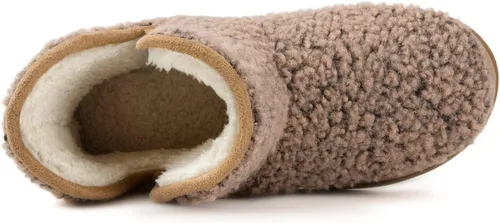 Vista 3 de RockDove - Pantuflas estilo botín de forro polar con espuma viscoelástica y suela de goma para mujer