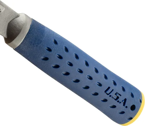 Vista 6 de Estwing Martillo de albañil/mason - Herramienta de mampostería de 22 oz con construcción de acero forjado y mango reductor de impacto - E6-22BLC