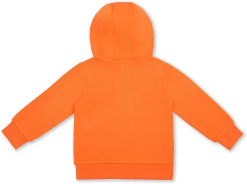 Vista 4 de Blippi Sudadera con capucha y cremallera para niños pequeños y pequeños color azulnaranja