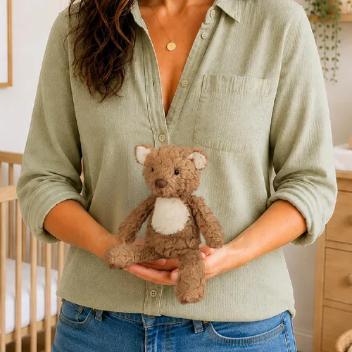 Vista 7 de Mary Meyer Masilla de peluche para cuarto de bebé, juguete suave, 11 pulgadas, oso de peluche