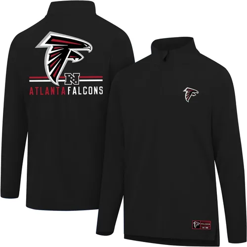 Vista 11 de Ultra Game Men's NFL Official Super Soft Quarter Zip Long Sleeve T-Shirt