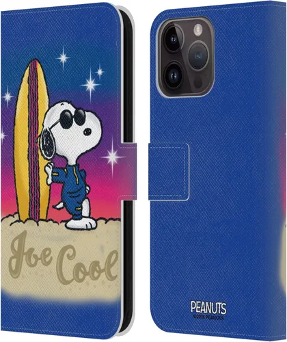 Vista 60 de Head Case Designs Funda de piel con licencia oficial de Peanuts Beach Surf Snoopy Boardwalk Airbrush compatible con Apple iPhone 11