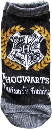 Vista 5 de Hyp Harry Potter Mischief Managed JuniorsWomens 5 Pack Ankle Socks Shoe Size 4-10