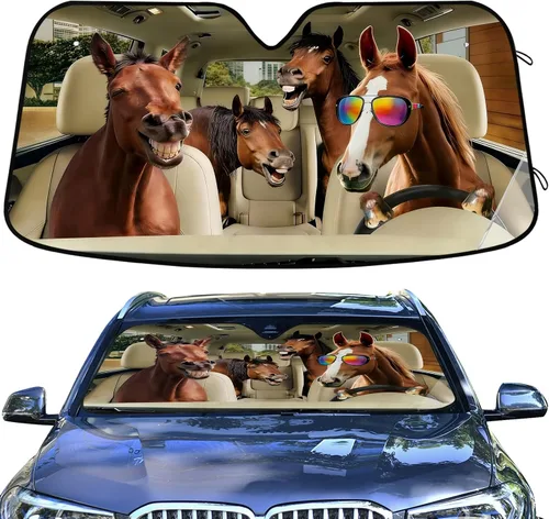 Vista 26 de Parasol para parabrisas de automóvil de tiburón para ventana delantera, accesorios interiores para automóvil SUV